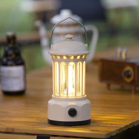 400 Lumens NEW Retro Camping Lights (Color: L800B-White)