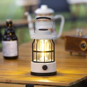 400 Lumens NEW Retro Camping Lights (Color: L801B-White)