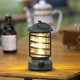 400 Lumens NEW Retro Camping Lights (Color: L803B-Green)