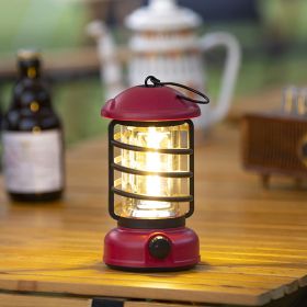 400 Lumens NEW Retro Camping Lights (Color: L803B-Red)