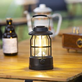 400 Lumens NEW Retro Camping Lights (Color: L801B-Black)